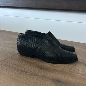 Cole Haan Woven Leather Bootie